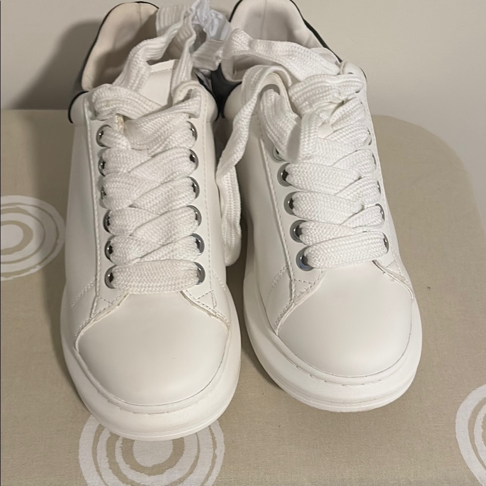 Steve Madden White Athletic Shoes